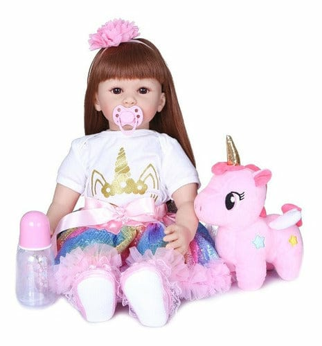 Bebe Aspecto Realista Silicona Unicornio