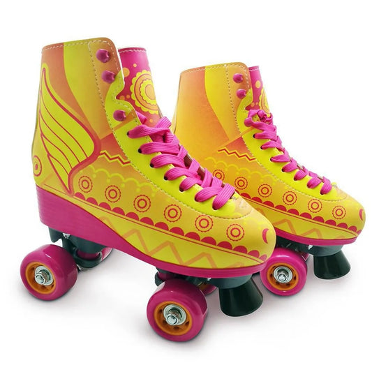 Patines rayo de sol 4 ruedas con luz